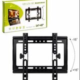 Кронштейн KT 01 LED LCD PDP 14-42 дюймов для телевизора , настенный, наклонный, для монитора, крепление для телевизора на стену, для ТВ, черный.