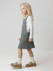 сарафан  для девочки  КР 5712/пряный базилик к585