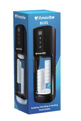 Инновационный мастурбатор Amovibe Bliss, вибрация, трение, нагрев