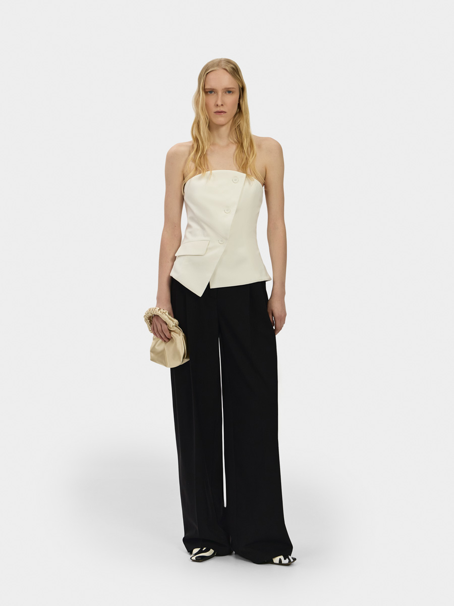 Корсет Мелинда с асимметричной застежкой