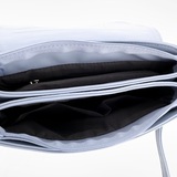 Сумка Саломея 1070 гладкий серо-голубой