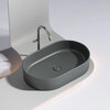 Ceramica Nova Element CN6048MDH Умывальник чаша накладная овальная, 60.8x38.5, цвет: темный антрацит матовый