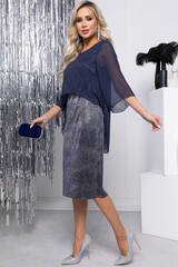 Платье "Ясна" (блю) П7766 LT Collection
