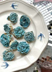 Подвеска "Роза голубая"