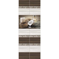 Панель ПВХ фотопечать Кокос узор 1 2700х250мм