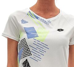 Женская теннисная футболка Lotto Tech I D5 Tee - bright white