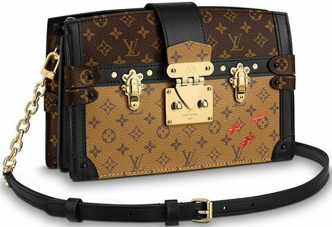 Клатч Louis Vuitton Trunk коричневый