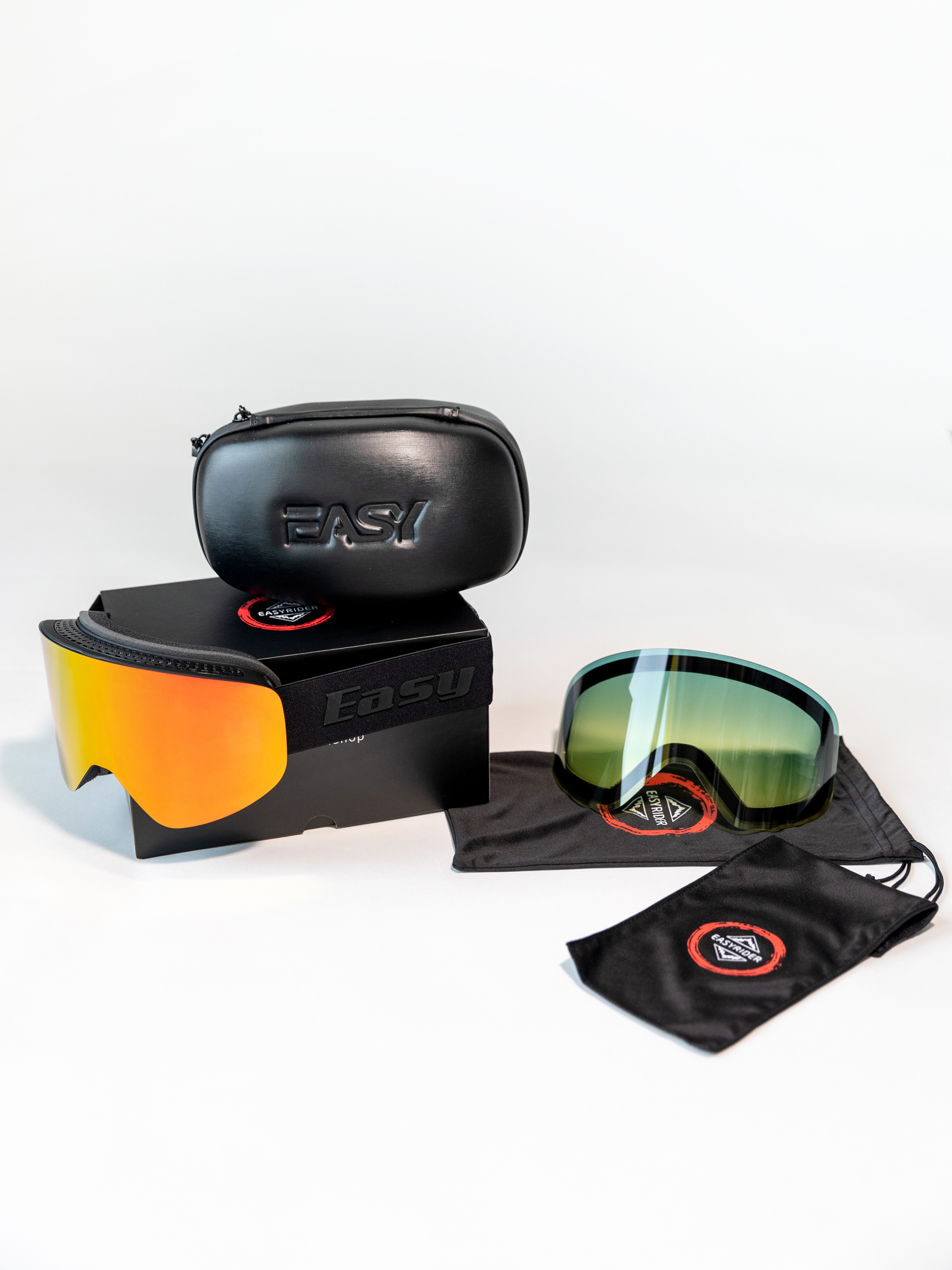 Маска горнолыжная EasyRider BLACK цвет Красный - Маски горнолыжные | iRide shop фото 8