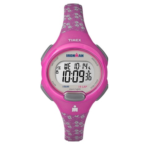 Часы Casio Women's Timex Ironman Essential 10 Lap Digital Floral