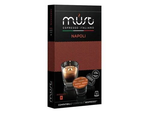 Кофе в капсулах Must Napoli, 10 капсул для кофемашин Nespresso