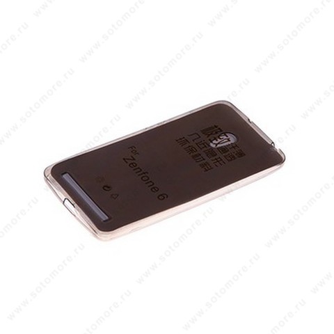 Накладка силиконовая для Asus ZenFone 6 a600cg черная (прозрачная)