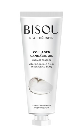 Крем для рук Bisou Collagen Cannabis Oil Код Молодости 60 мл