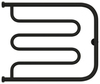 Сунержа 31-4011-5065 ВПС "Лира+" 500х650 Н. Г. 1" (Матовый чёрный)