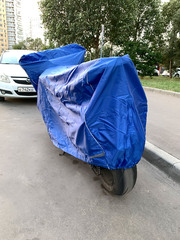 Чехол для мотоцикла синий Rexwear 018289BLUE