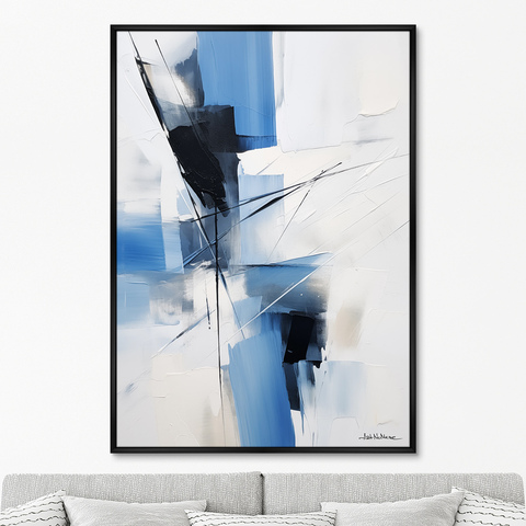 ArtNoMore - Репродукция картины на холсте Geometry of winter colors, No 1, 2024г.