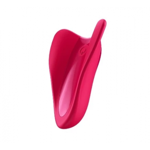 Мини вибратор (вибратор на палец) Satisfyer High Fly красный