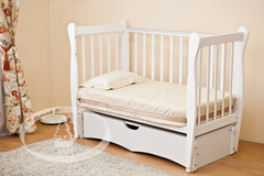 С 777 Кровать детская "Сибирочка" (белый)