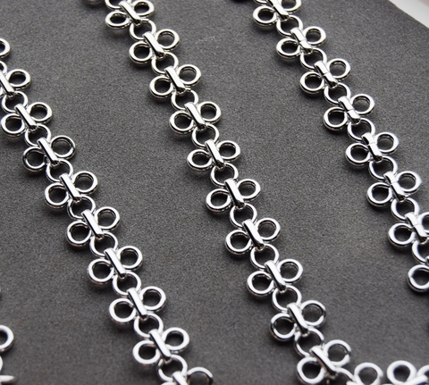 Цепочка ширина 11 мм, покрытие родий