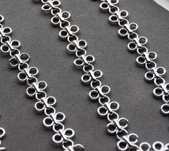 Цепочка ширина 11 мм, покрытие родий