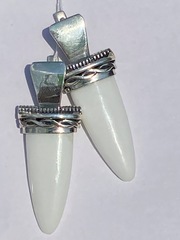 Гадар (серьги из серебра)