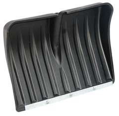 69-0-451 Лопата снегоуборочная пластиковая, с планкой, без черенка, 490х370мм (Россия)