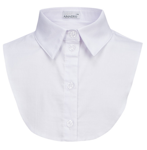 Воротник белый классический AMADEO