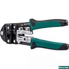 KRAFTOOL RJ, (RJ45, RJ11,RJ12), универсальный кримпер (22699)