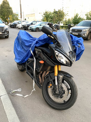 Чехол для мотоцикла синий Rexwear 018289BLUE