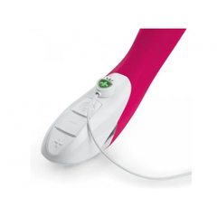 Вибратор Mystim Sassy Simon силиконовый, розовый, 27 см