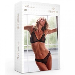 Комплект из мягкого бюстгалтера и стрингов Le Frivole Base (L/XL)