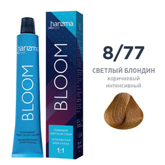 Крем-краска для волос Harizma Bloom 8/77, светлый блондин - коричневый интенсивный, 100 мл (h30877)