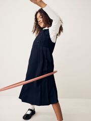 Сарафан длинный школьный для девочки Next Q84-886, Темно-синий