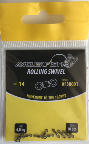 Anglerfish Rolling Swivel #14 Вертлюжок (продажа от 5 шт)