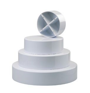 Набор подставок под торт 4 предмет (d20-30-40-50см), пластик 40-W106