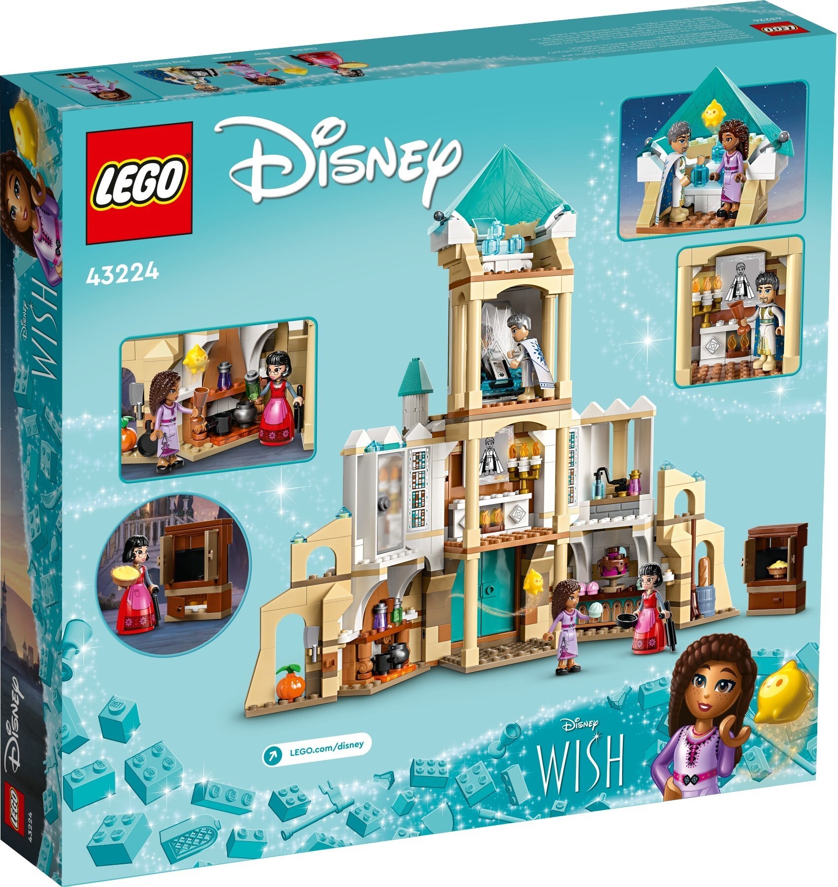 LEGO Disney: Замок короля Магнифико 43224 - купить по выгодной цене |  Интернет-магазин «Vsetovary.kz»