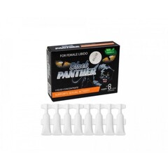 Концентрат пищевой Black PANTHER для женщин, на основе растительного сырья, 8 монодоз по 1,5 мл