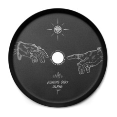 Блюдце ALPHA HOOKAH с гравировкой №16