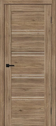 Межкомнатная дверь Браво - 28 Original Oak (Органик Оак), стекло Magic Fog ТМ Браво