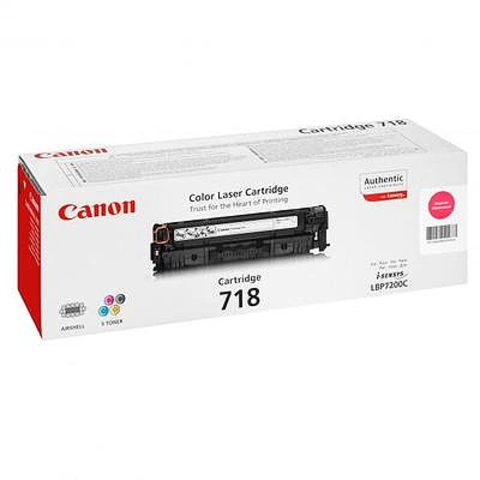 Продажа оригинальных картриджей Canon 718 Magenta