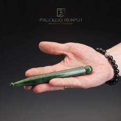 Массажная палочка из нефрита большая 170 мм.