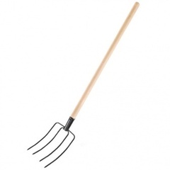 Вилы садовые нержавеющая сталь 0839