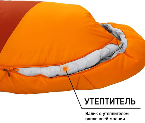 Картинка спальник Skully WQ-SB250 orange - 3