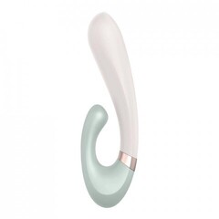 Смарт вибратор кролик с подогревом Satisfyer Heat Wave Connect App, мятный