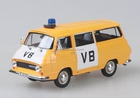 Skoda 1203 VB Police - white/yellow 1969 Abrex 1:43