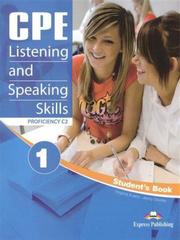CPE Listening and Speaking Skills 1 (C2) — пособие для учащегося