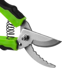 РОСТОК PC-55, 220 мм, стальные закаленные лезвия, двухкомпонентные рукоятки, плоскостной секатор (40203)