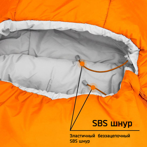 Картинка спальник Skully WQ-SB250 orange - 4