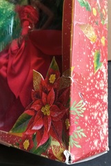 Барби Новогодняя Коллекция 2022 с Темными Волосами - ! КОРОБКА ПОВРЕЖДЕНА !