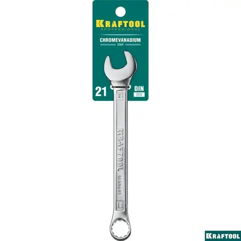KRAFTOOL 21 мм, комбинированный гаечный ключ (27079-21)