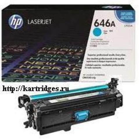 Картридж Hewlett-Packard (HP) CF031A №646A